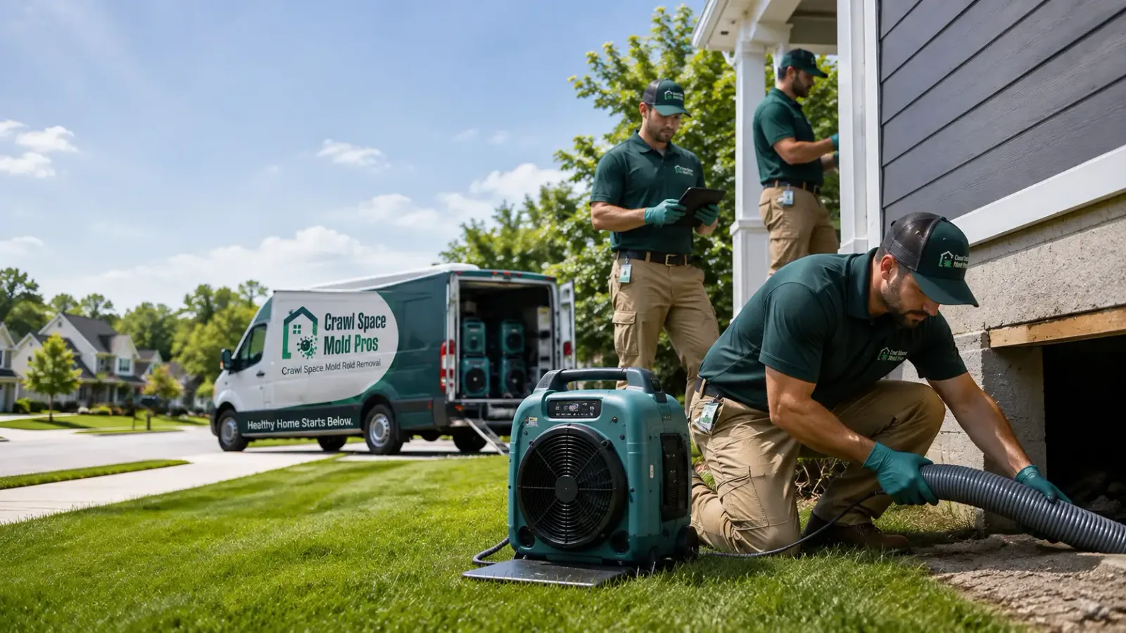 Crawl Space Mold Removal in Snelling, CA